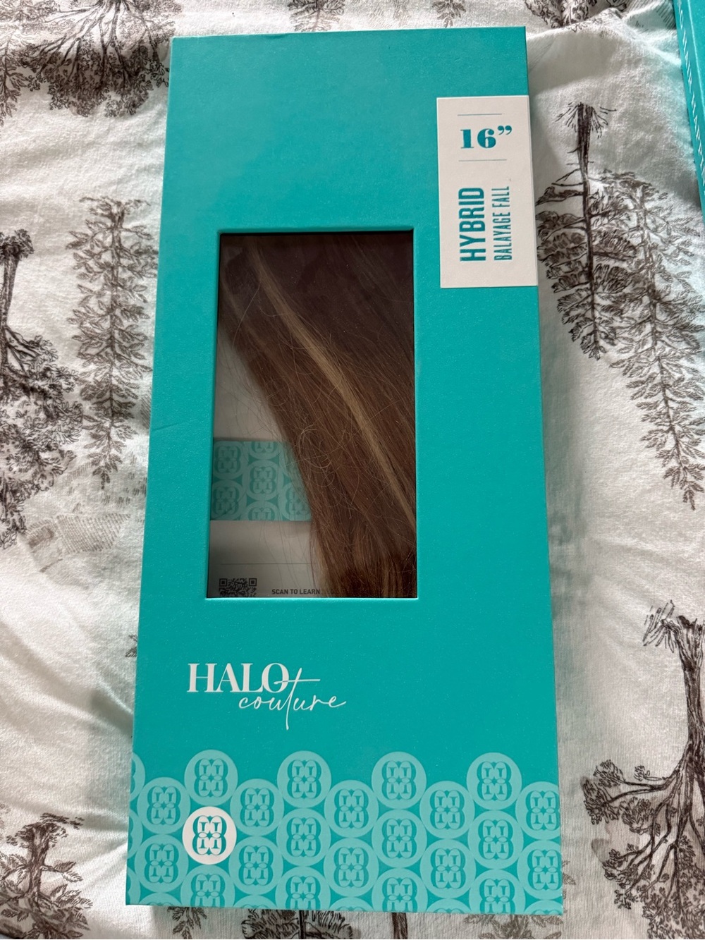 Halo Couture 16" Balayage Brown with Blonde Highlights - worn once.